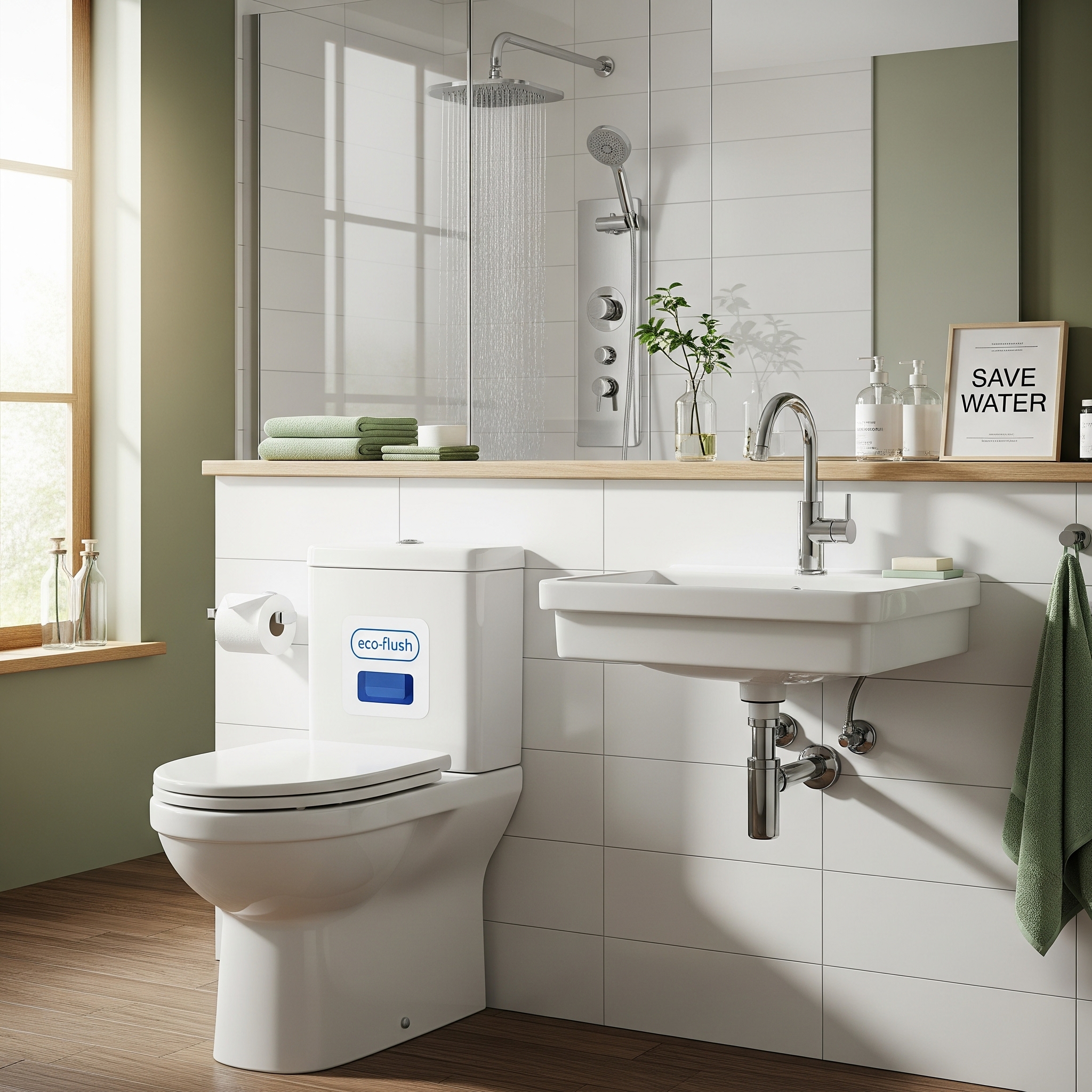 Water-Saving Fixtures for Bathrooms